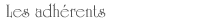 Adhrents